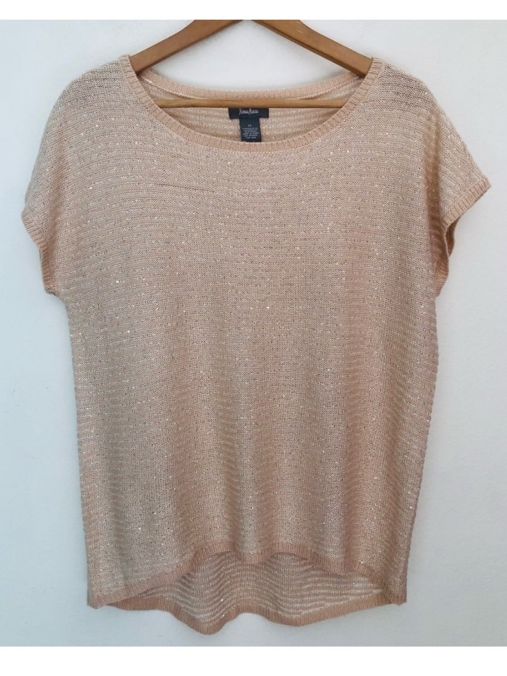 Neiman Marcus Sequined Sleeveless Sweater